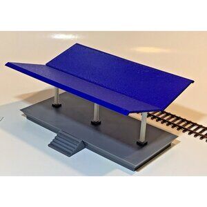 HO Scale Train Station – Covered Passenger Platform Kit – Model Train 1:87
